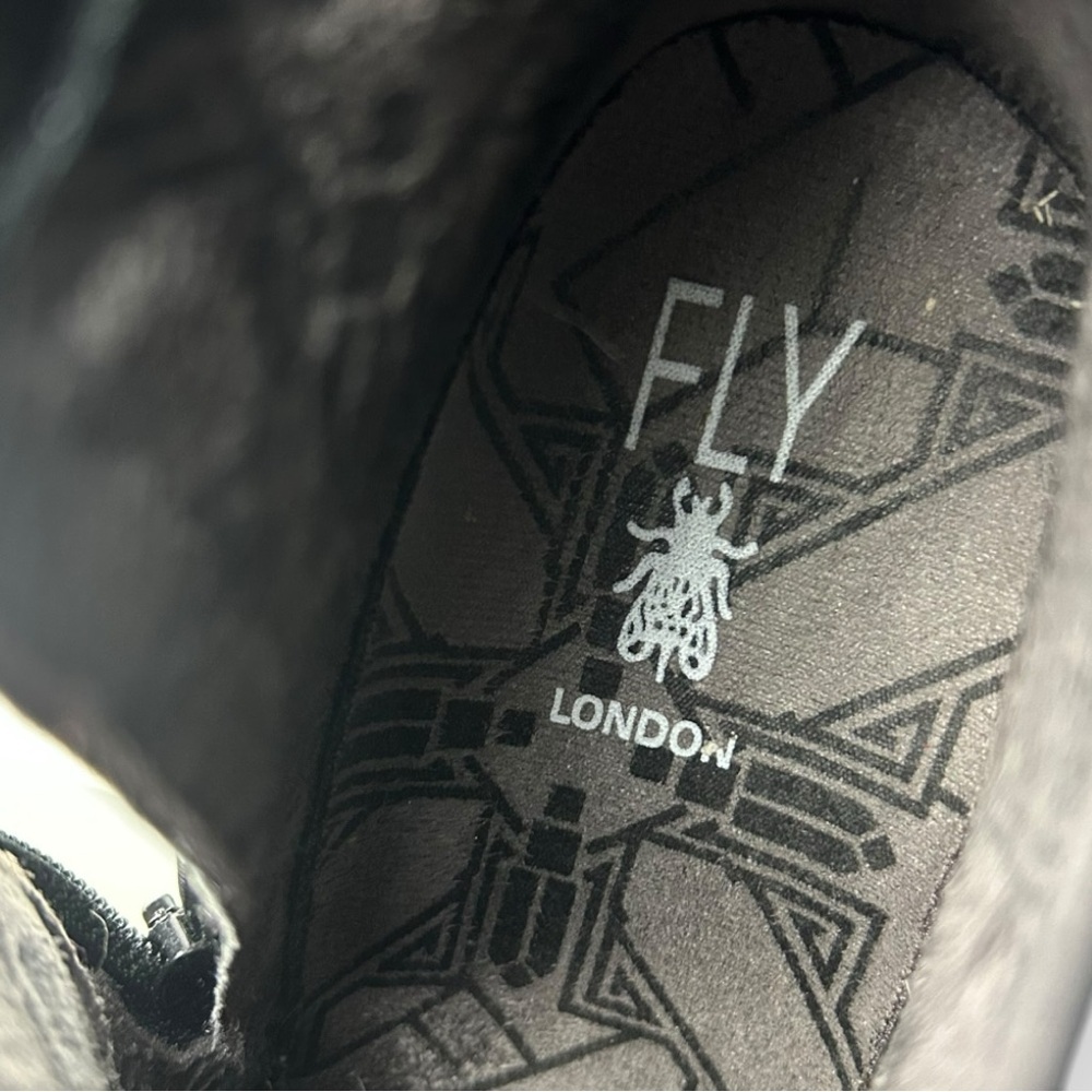 Fly London Black Tapa Ankle Boots 38 - Picture 14 of 14